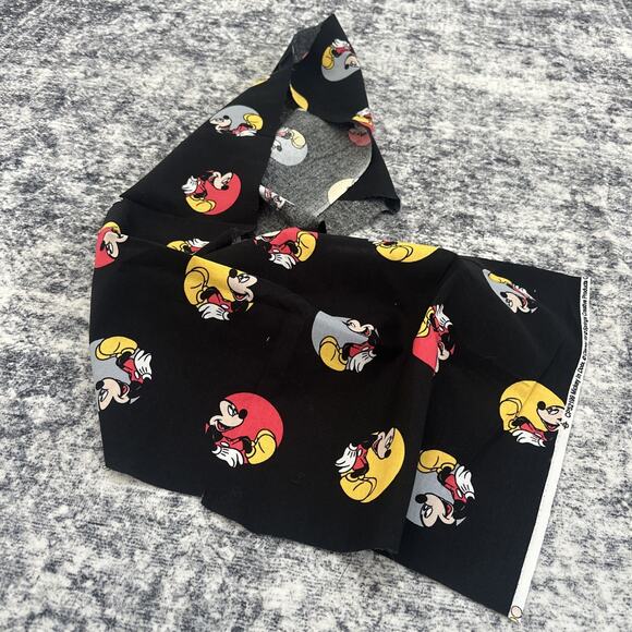 Mickey Mouse in Dots Disney Springs Creative Products fabric Black 12.5x44" - Picture 6 of 6